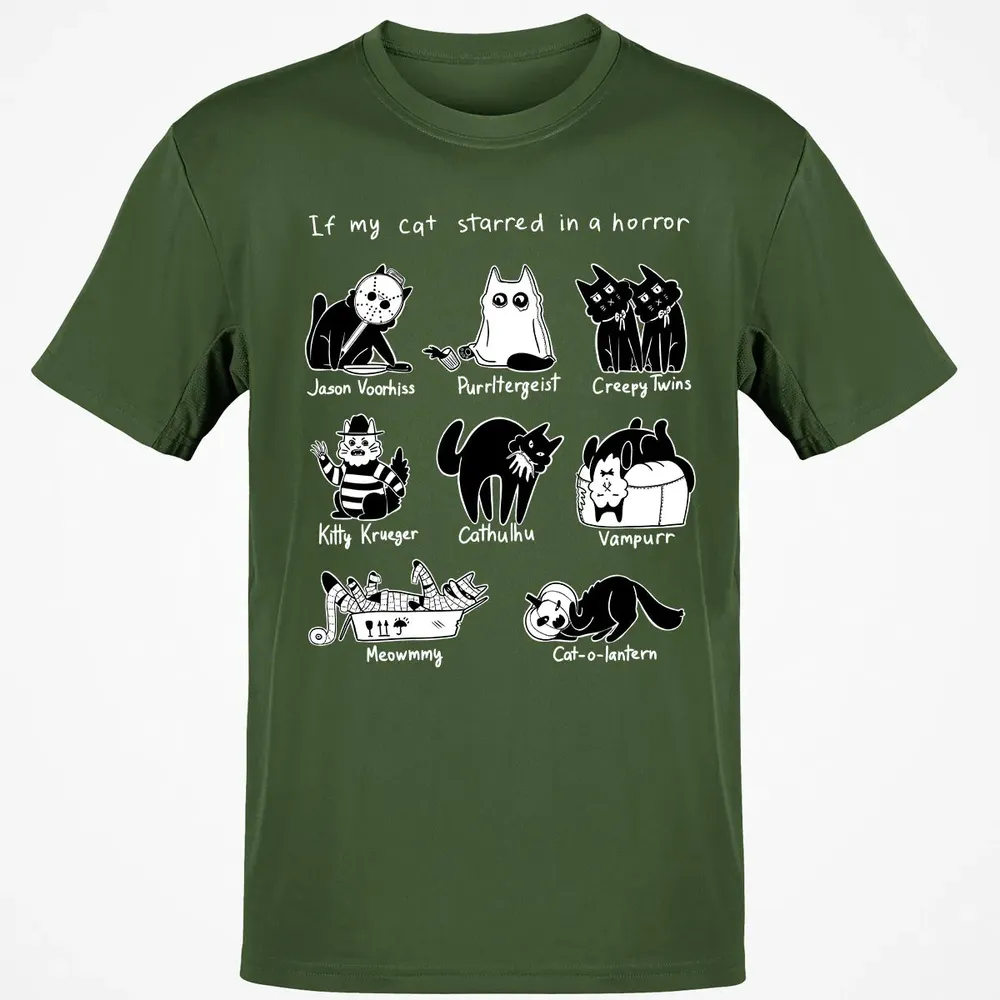 Horror Cat Classic Unisex T-Shirt - 7