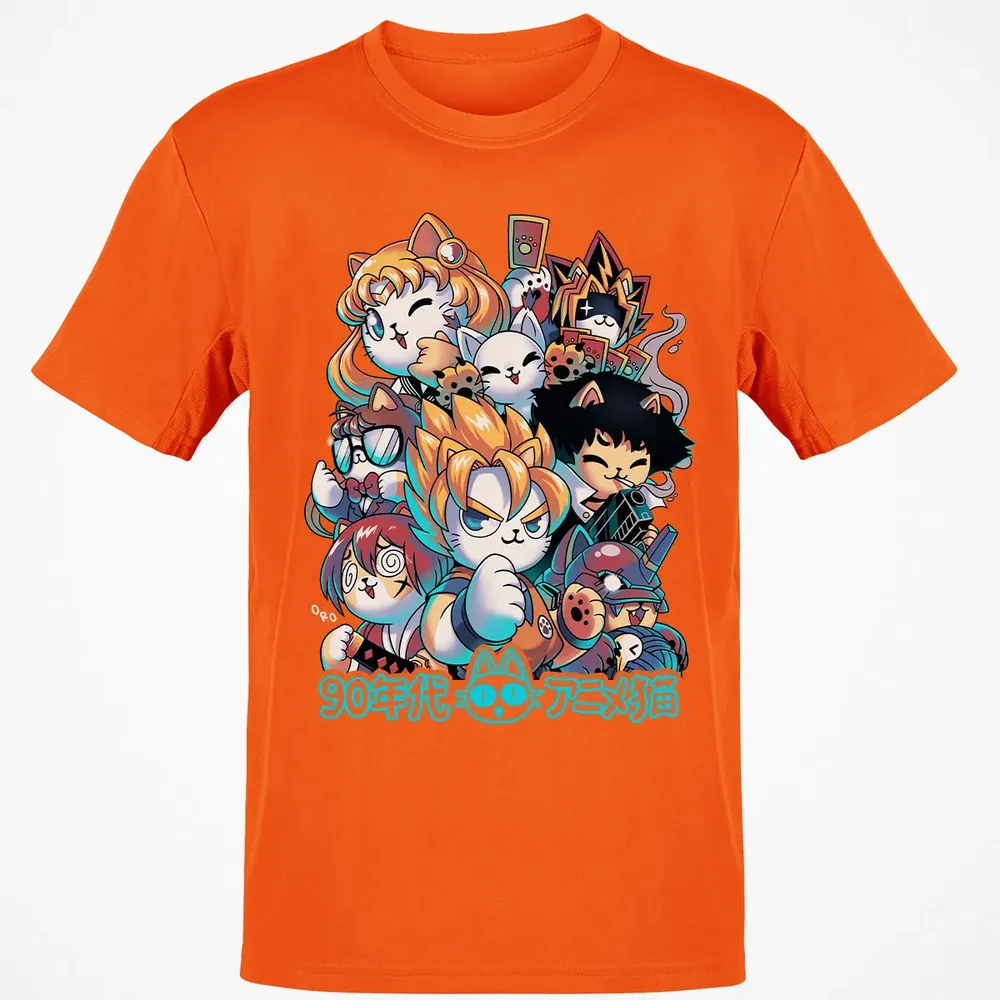 90s Kawaii Anime Neko Classic Unisex T-Shirt - 9