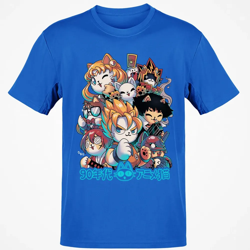 90s Kawaii Anime Neko Classic Unisex T-Shirt - 12