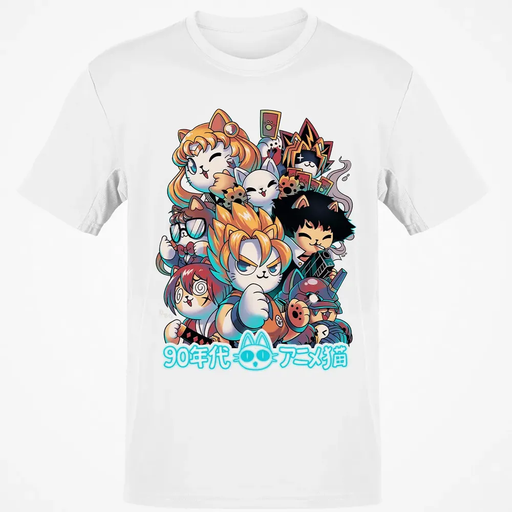 90s Kawaii Anime Neko Classic Unisex T-Shirt - 13