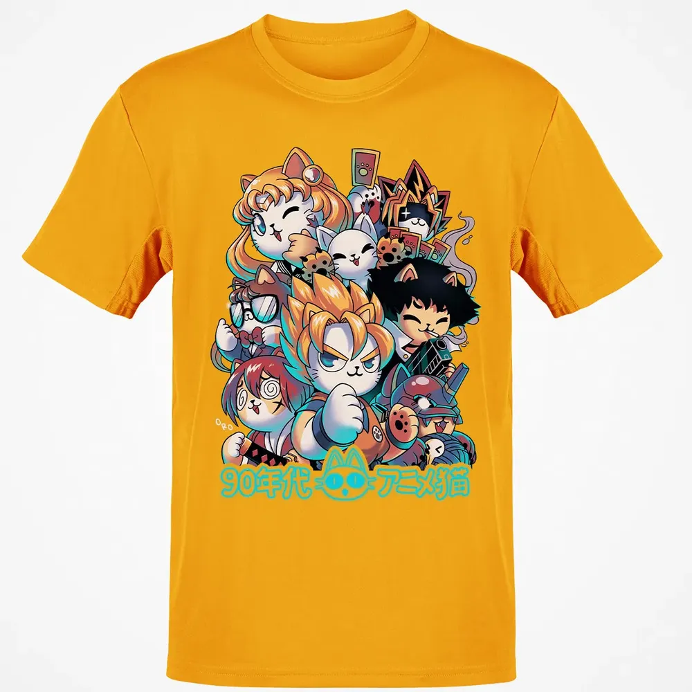 90s Kawaii Anime Neko Classic Unisex T-Shirt - 5