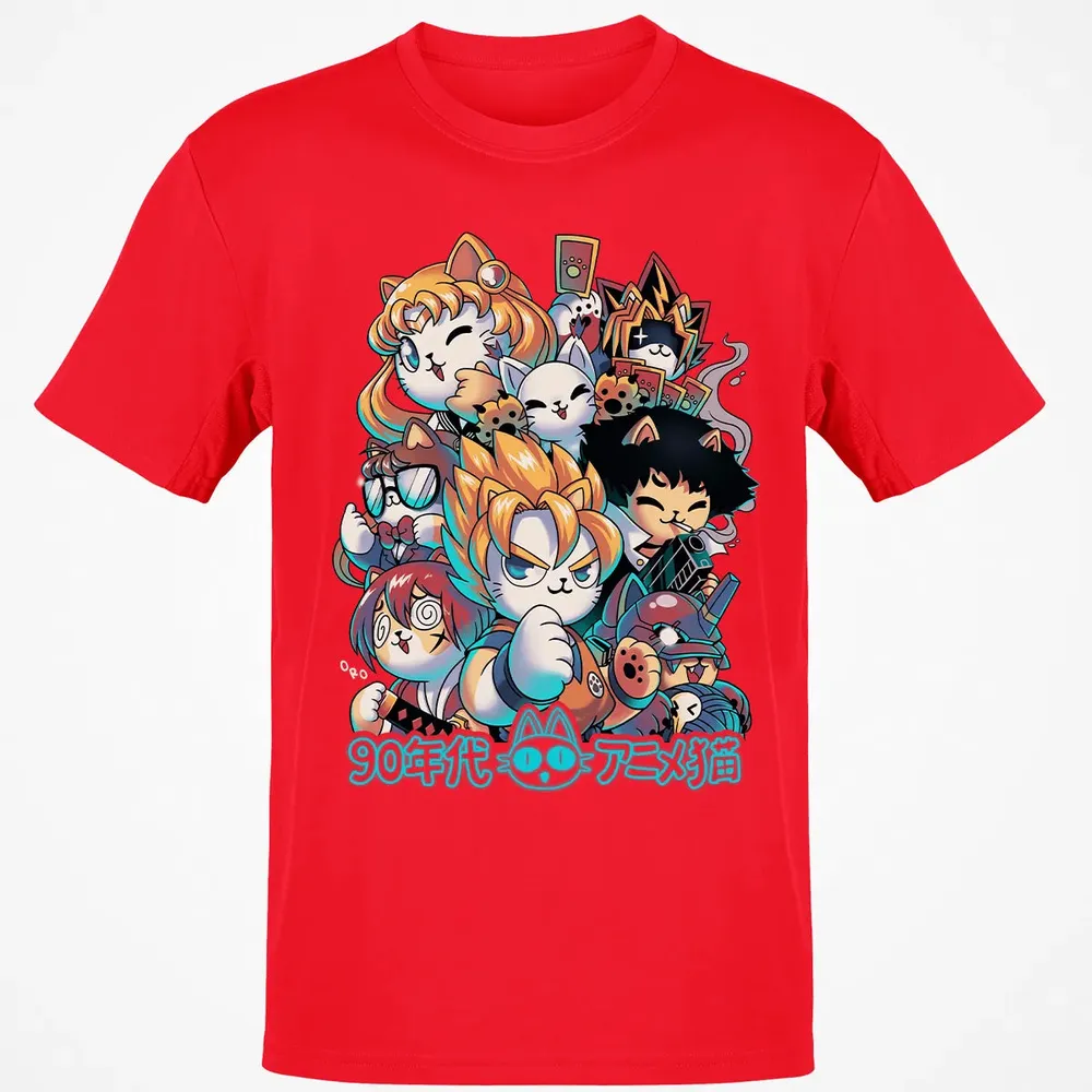 90s Kawaii Anime Neko Classic Unisex T-Shirt - 11