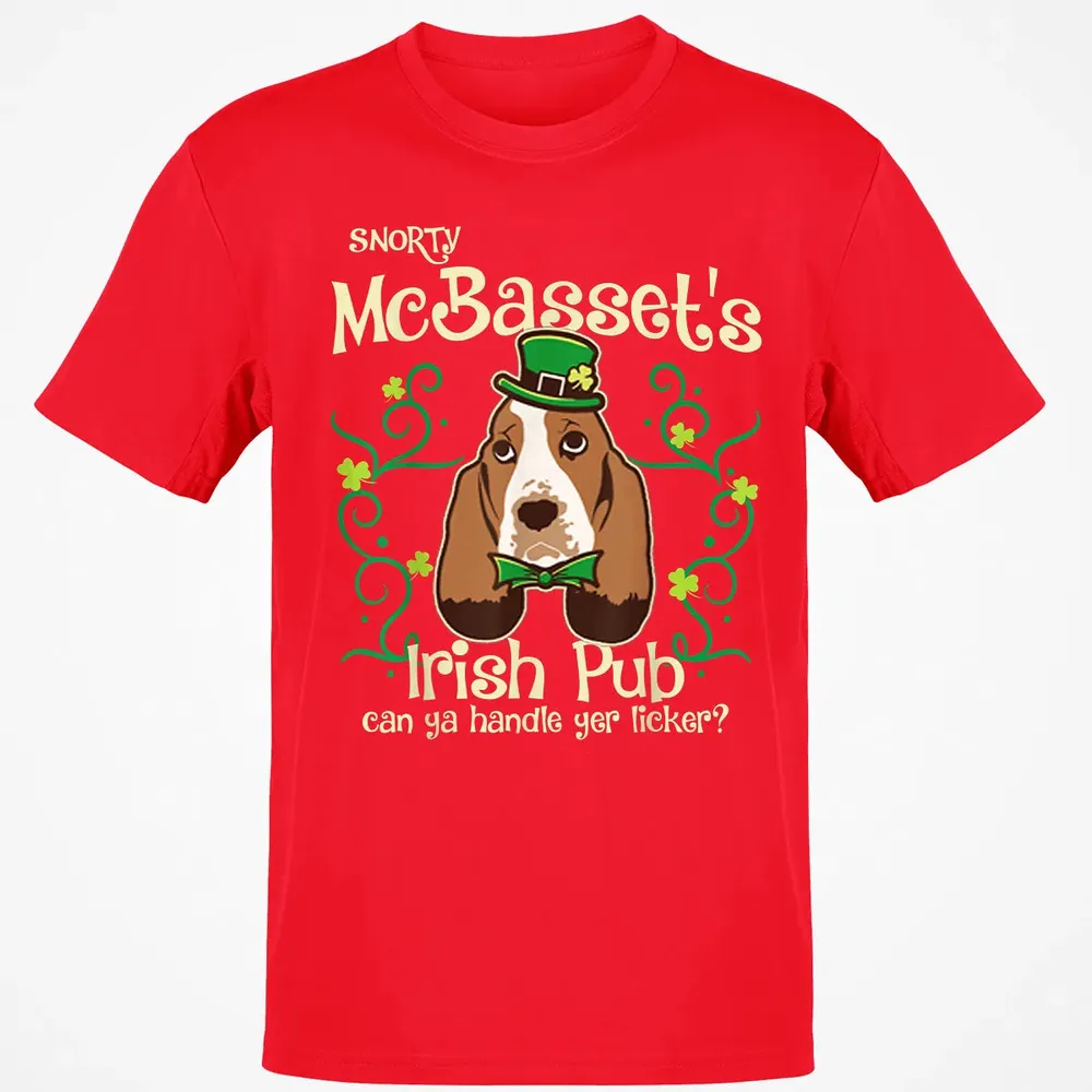 Basset Hound Dog Gifts St Patricks Day Classic Unisex T-Shirt - 11