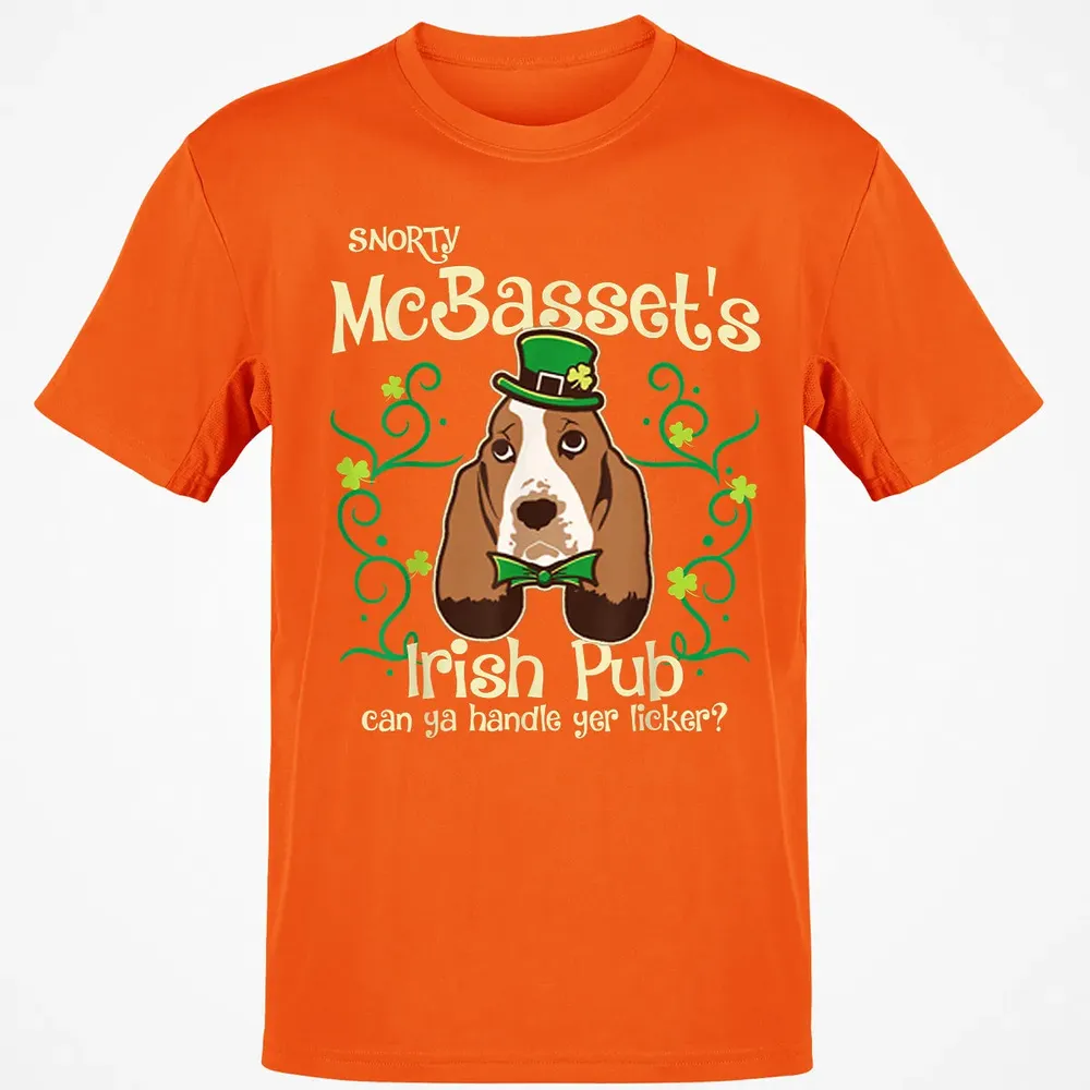 Basset Hound Dog Gifts St Patricks Day Classic Unisex T-Shirt - 9