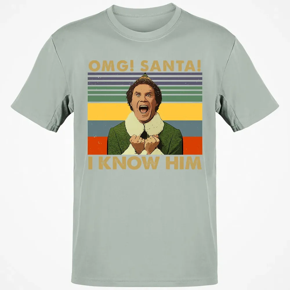 OMG Santa I Know Him Classic Unisex T-Shirt - 3