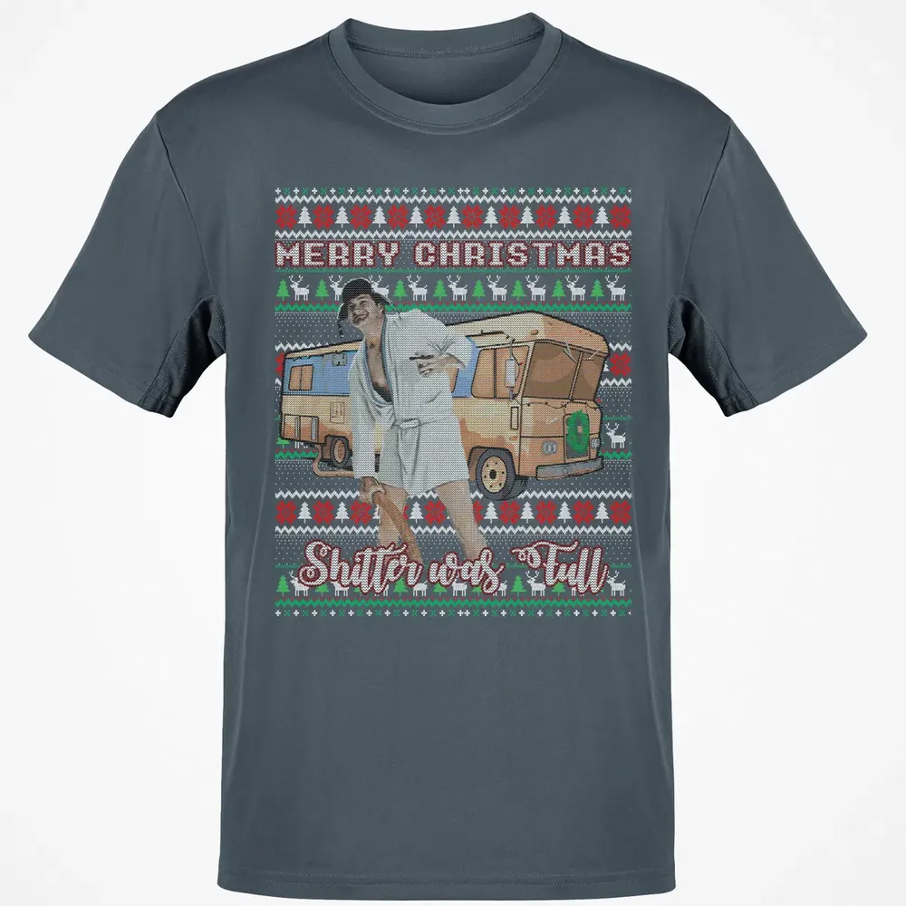 Merry Christmas Shitter Was Full Classic Unisex T-Shirt - 4