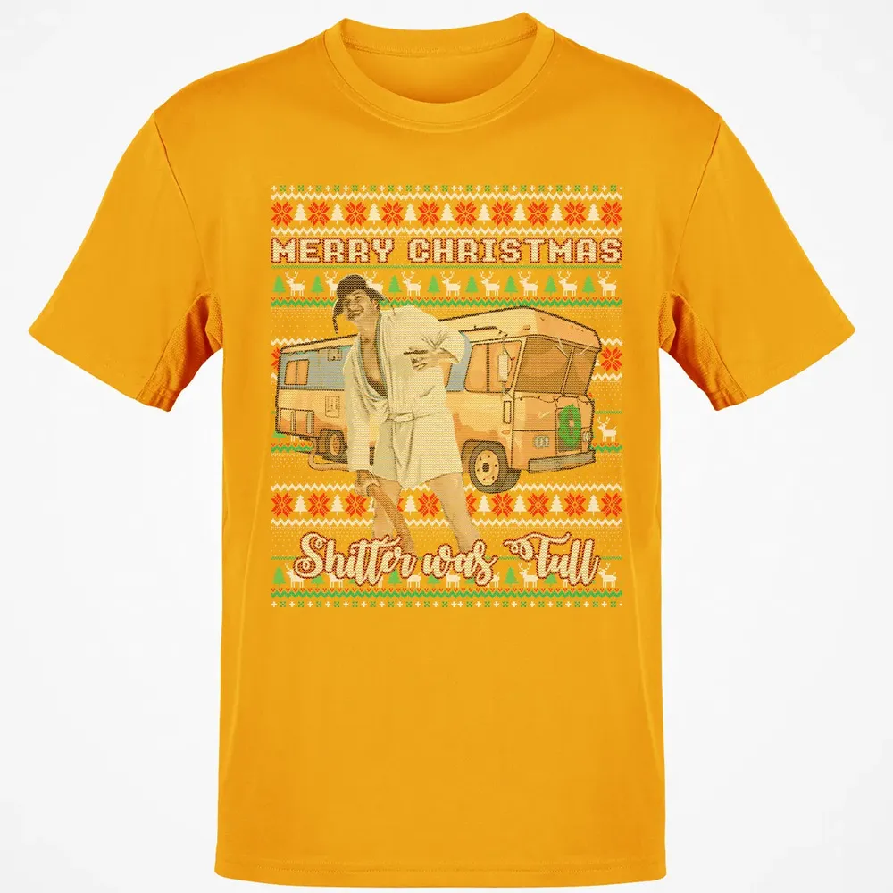 Merry Christmas Shitter Was Full Classic Unisex T-Shirt - 5