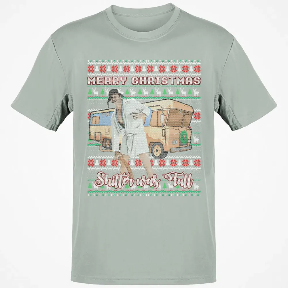 Merry Christmas Shitter Was Full Classic Unisex T-Shirt - 3