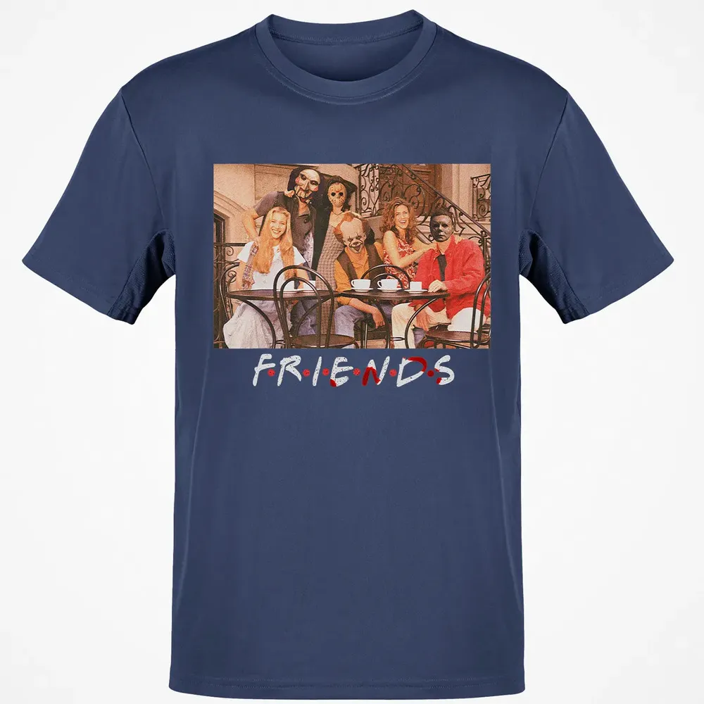 Friends IT Saw spooky clown Halloween horror movies Classic Unisex T-Shirt - 8