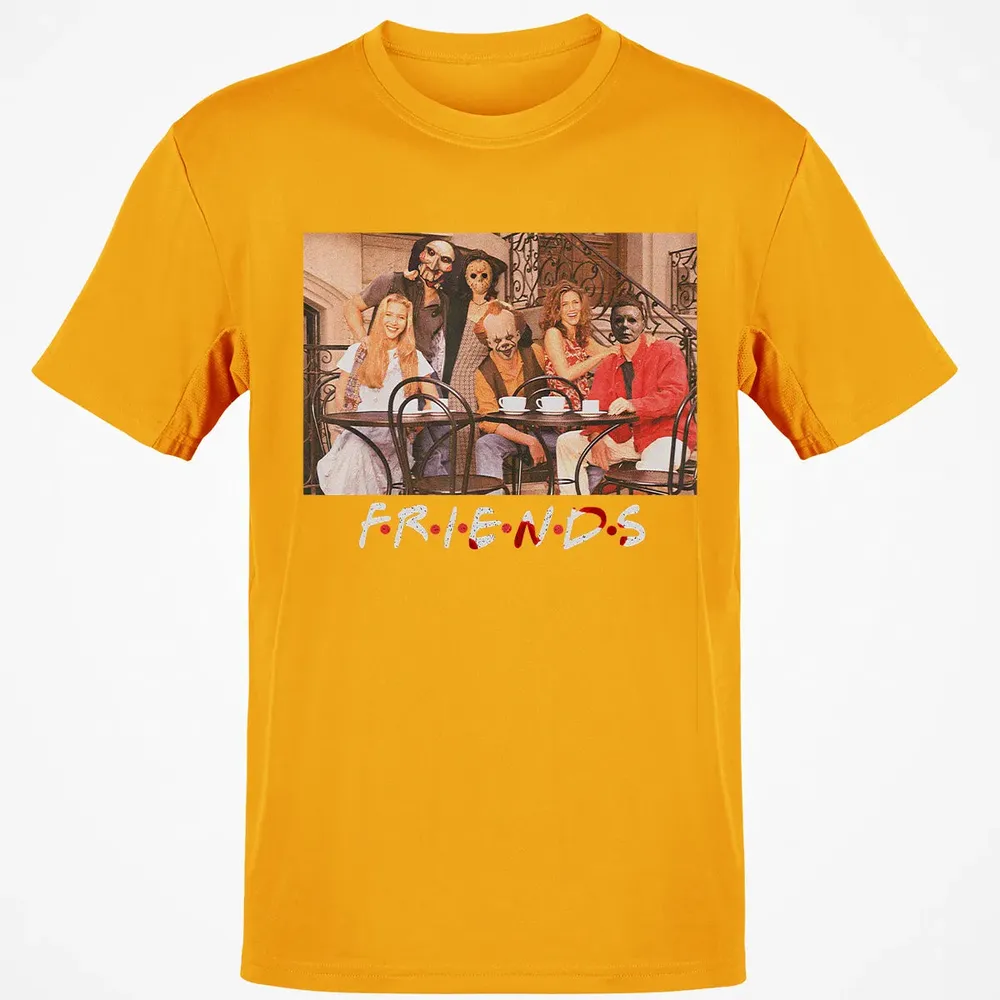 Friends IT Saw spooky clown Halloween horror movies Classic Unisex T-Shirt - 5
