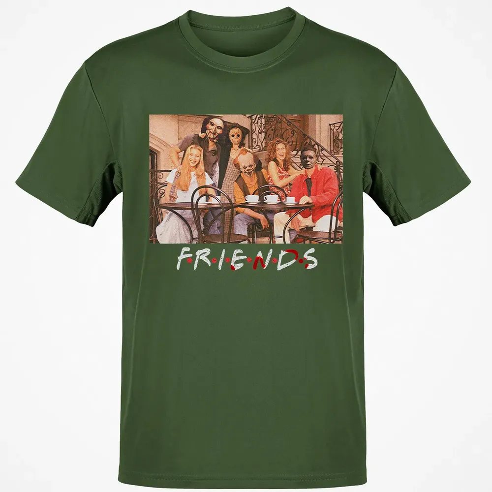Friends IT Saw spooky clown Halloween horror movies Classic Unisex T-Shirt - 7