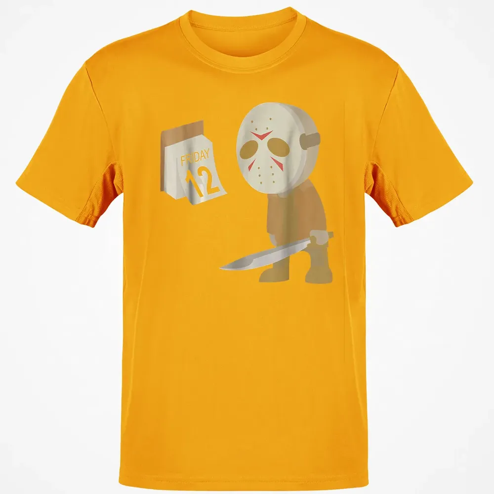 Friday 12th Funny Halloween Horror Graphic Classic Unisex T-Shirt - 5