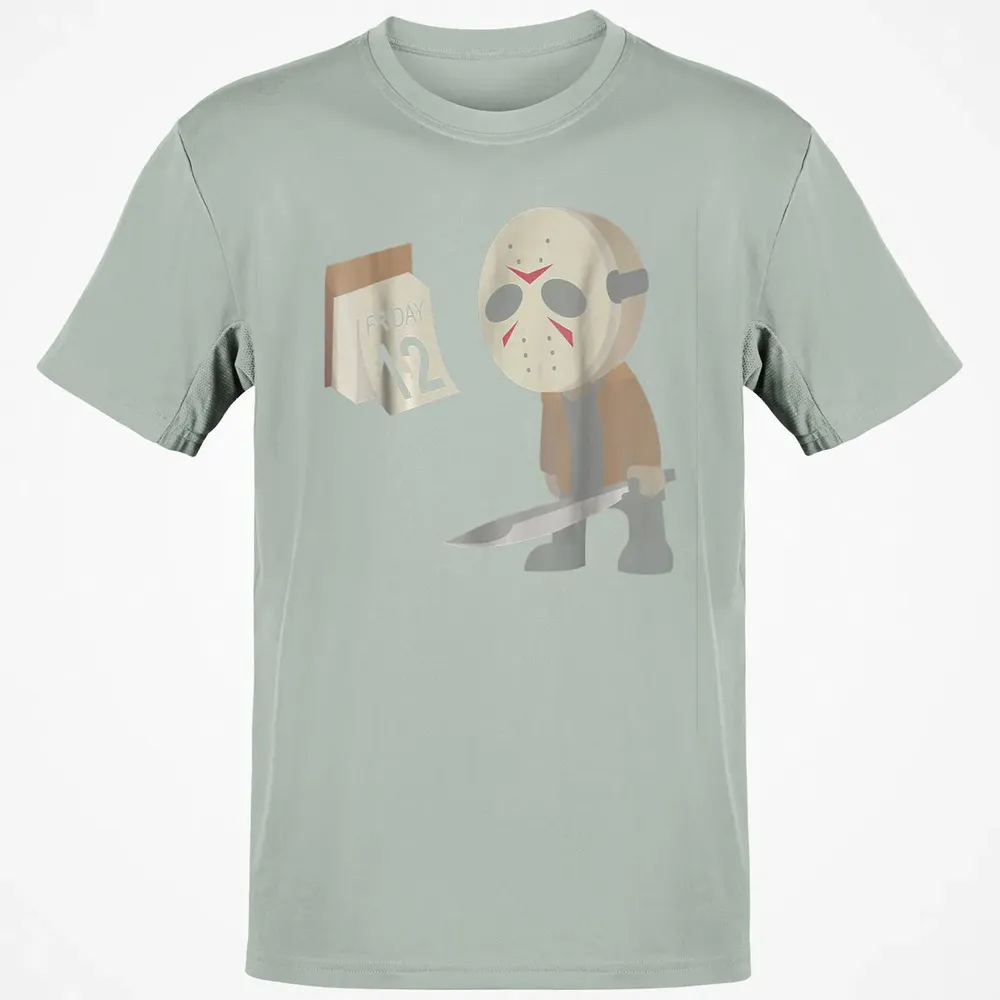 Friday 12th Funny Halloween Horror Graphic Classic Unisex T-Shirt - 3