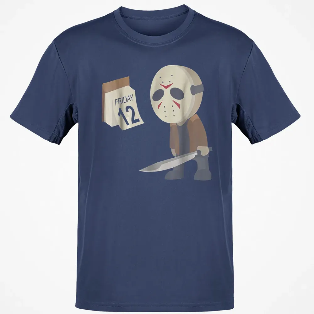 Friday 12th Funny Halloween Horror Graphic Classic Unisex T-Shirt - 8