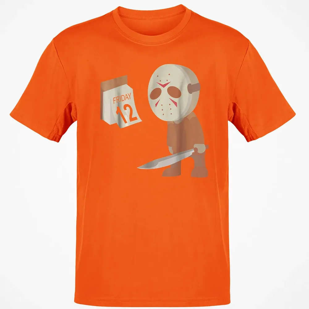 Friday 12th Funny Halloween Horror Graphic Classic Unisex T-Shirt - 9