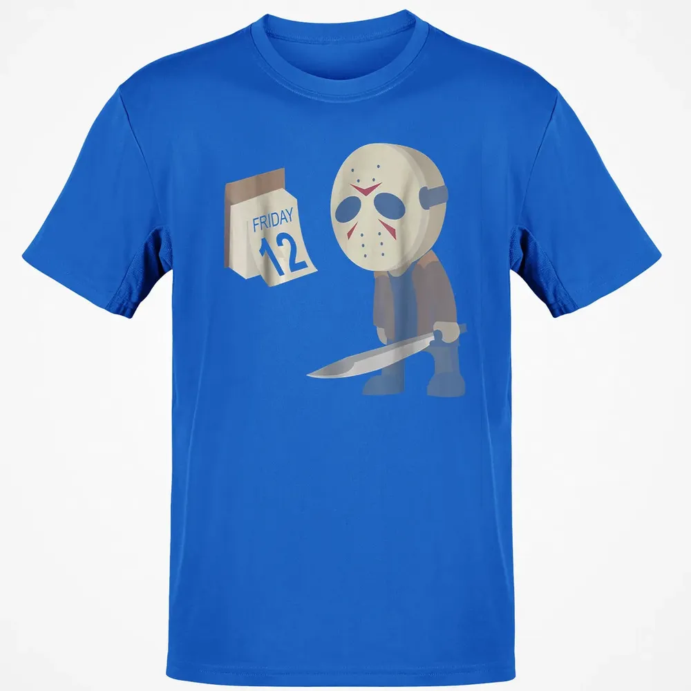 Friday 12th Funny Halloween Horror Graphic Classic Unisex T-Shirt - 12