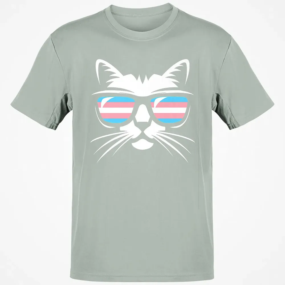 Transgender Pride Cat Gift  Support Trans Community Classic Unisex T-Shirt - 3