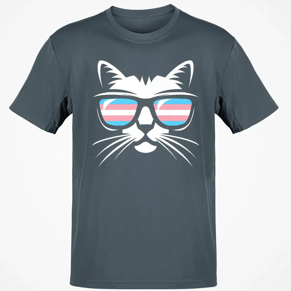 Transgender Pride Cat Gift  Support Trans Community Classic Unisex T-Shirt - 4