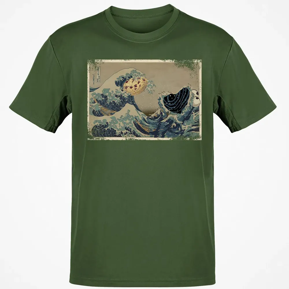 The Great Wave Off Cookiemonsta Classic Unisex T-Shirt - 7