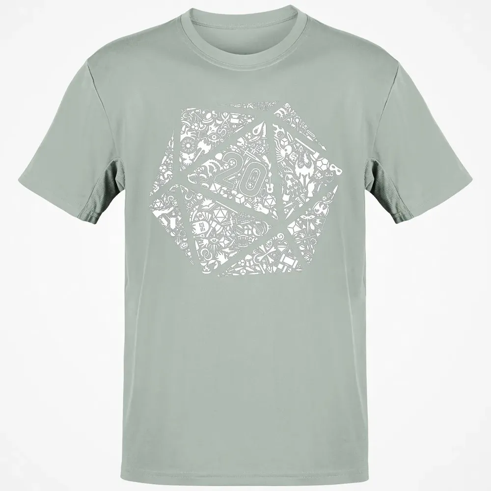 Mosaic D20 Classic Unisex T-Shirt - 3