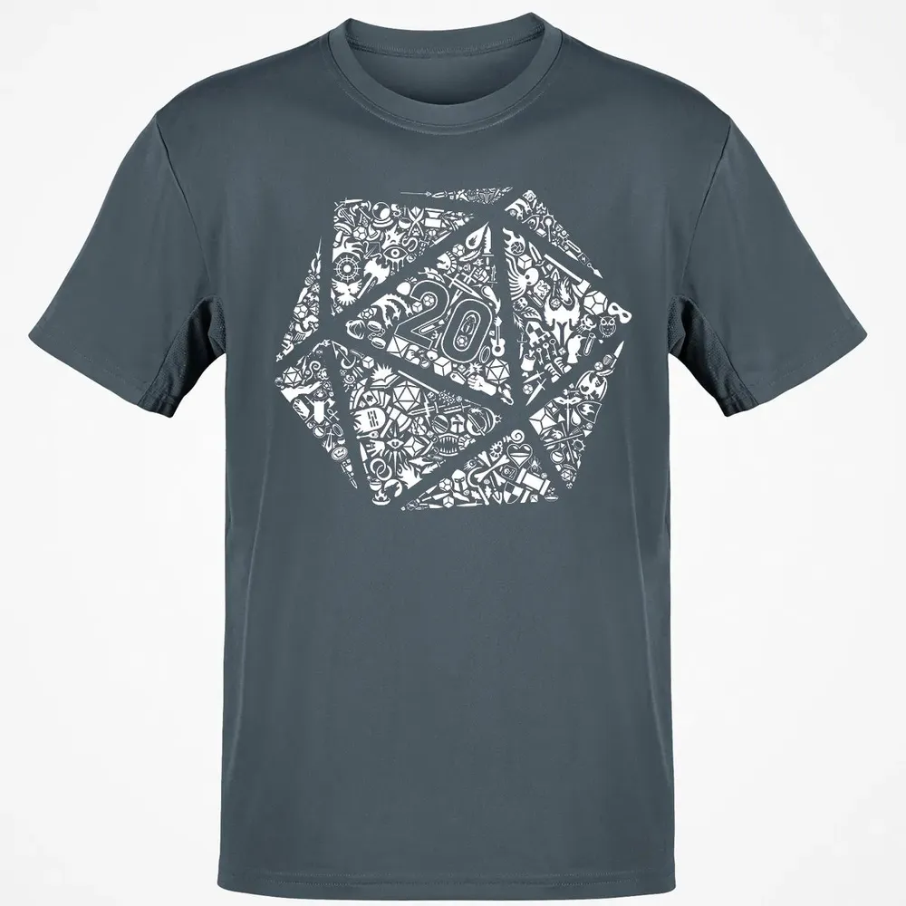 Mosaic D20 Classic Unisex T-Shirt - 4