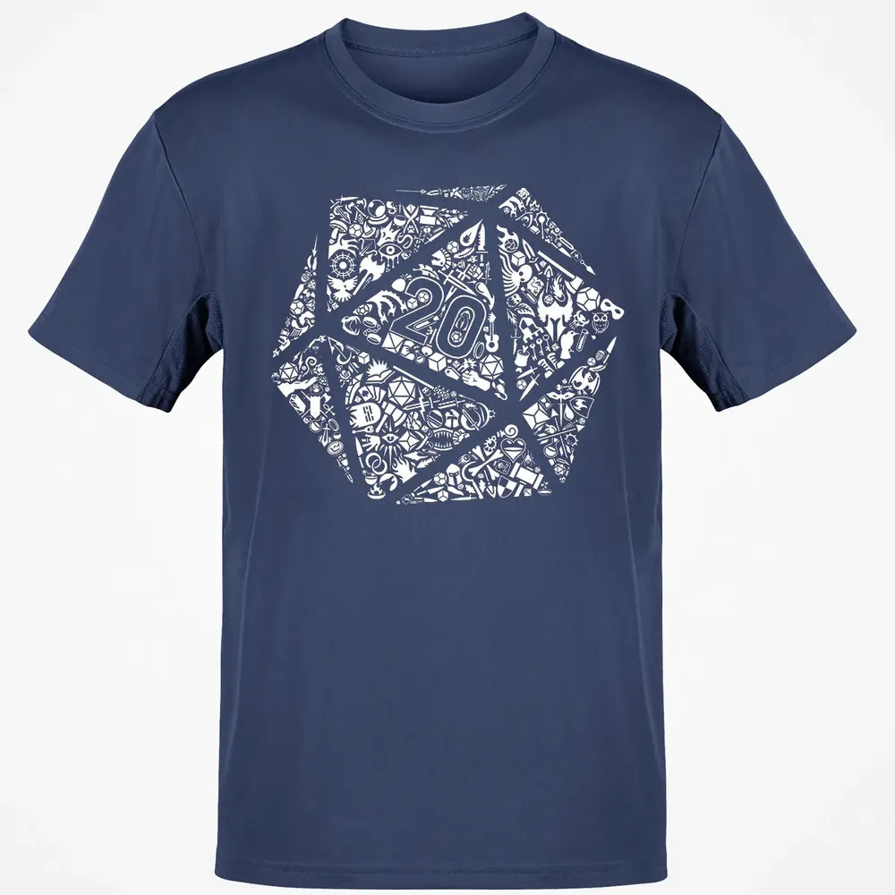 Mosaic D20 Classic Unisex T-Shirt - 8