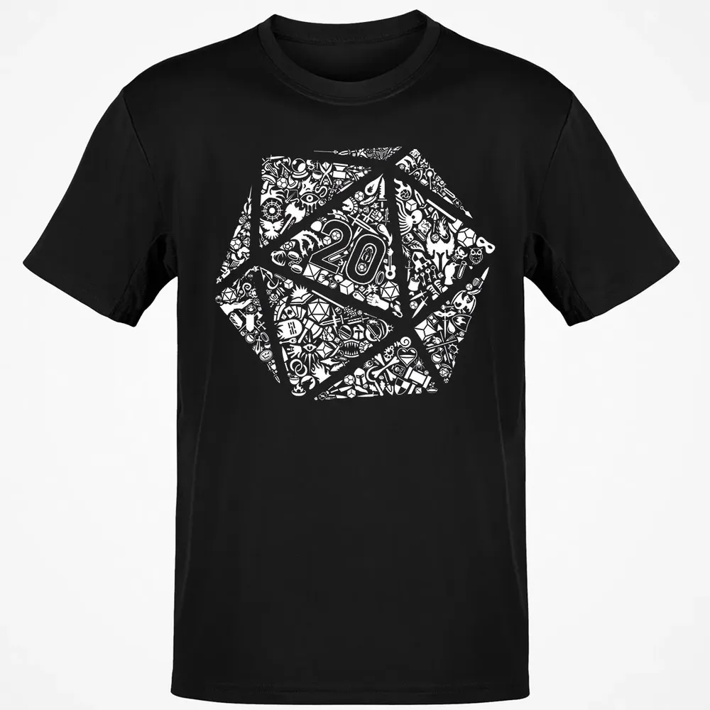 Mosaic D20 Classic Unisex T-Shirt - 2