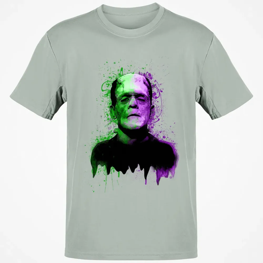 The monster in green and purple Classic Unisex T-Shirt - 3