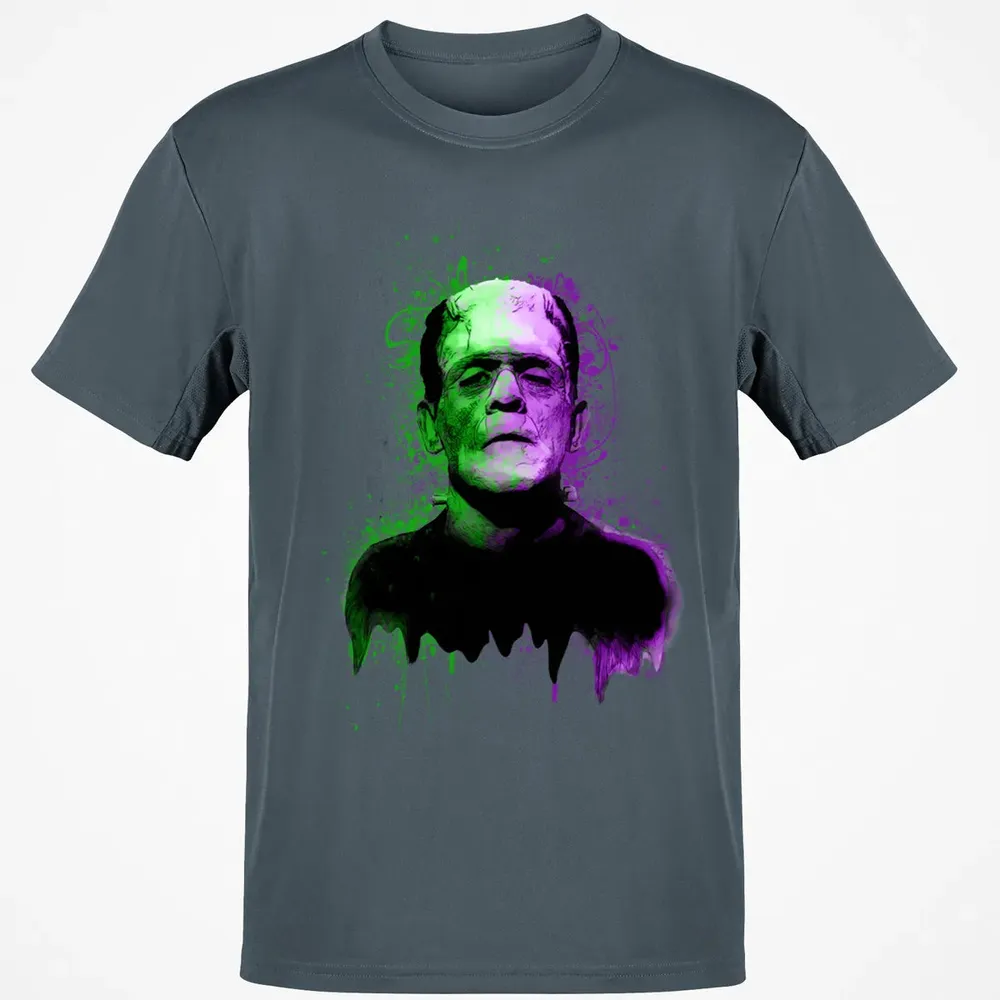 The monster in green and purple Classic Unisex T-Shirt - 4