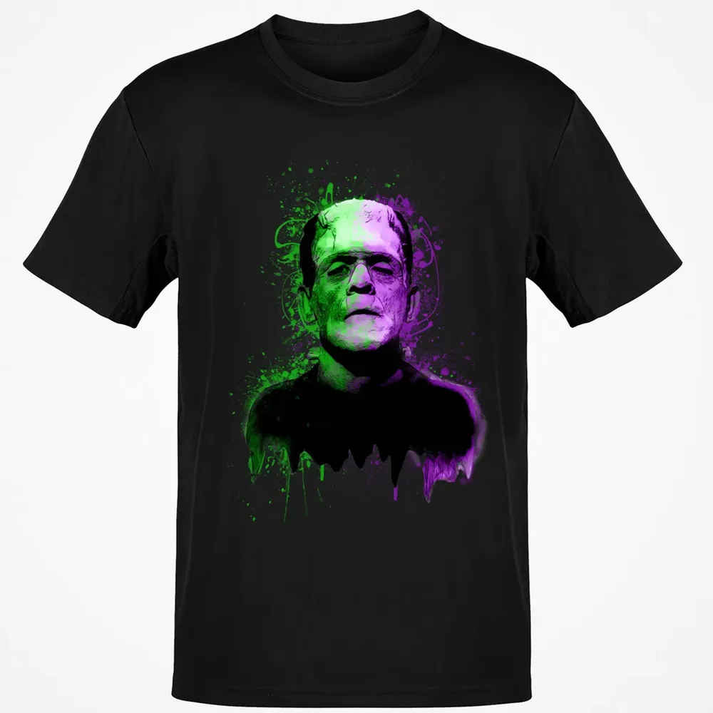 The monster in green and purple Classic Unisex T-Shirt - 2