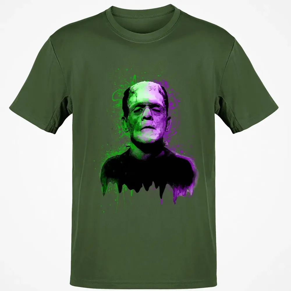 The monster in green and purple Classic Unisex T-Shirt - 7