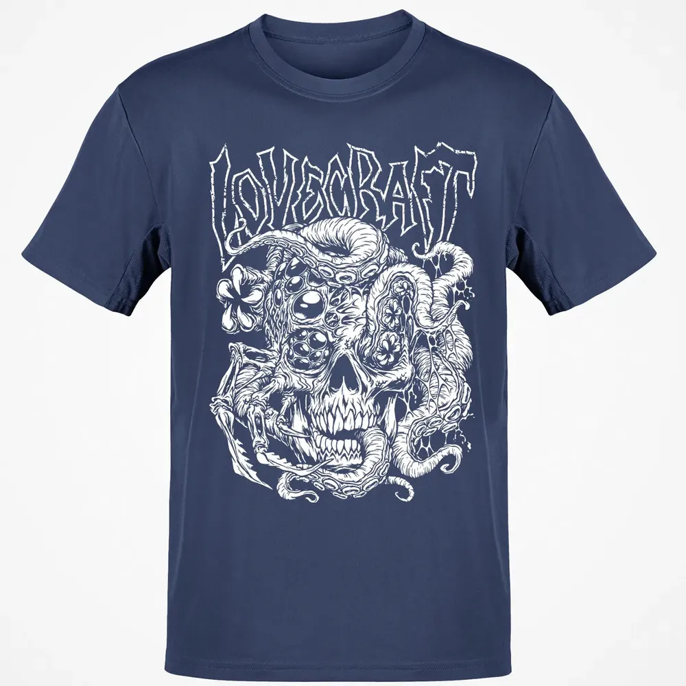 Lovecraft Skull Classic Unisex T-Shirt - 8
