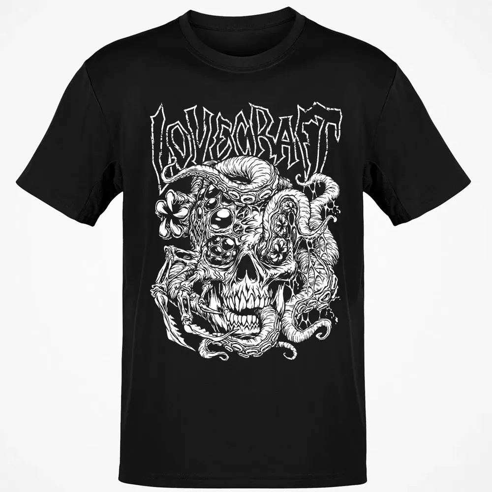 Lovecraft Skull Classic Unisex T-Shirt - 2