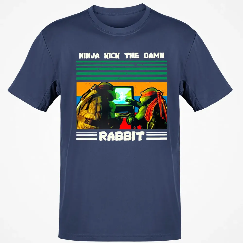 Ninja Kick The Rabbit Classic Unisex T-Shirt - 8