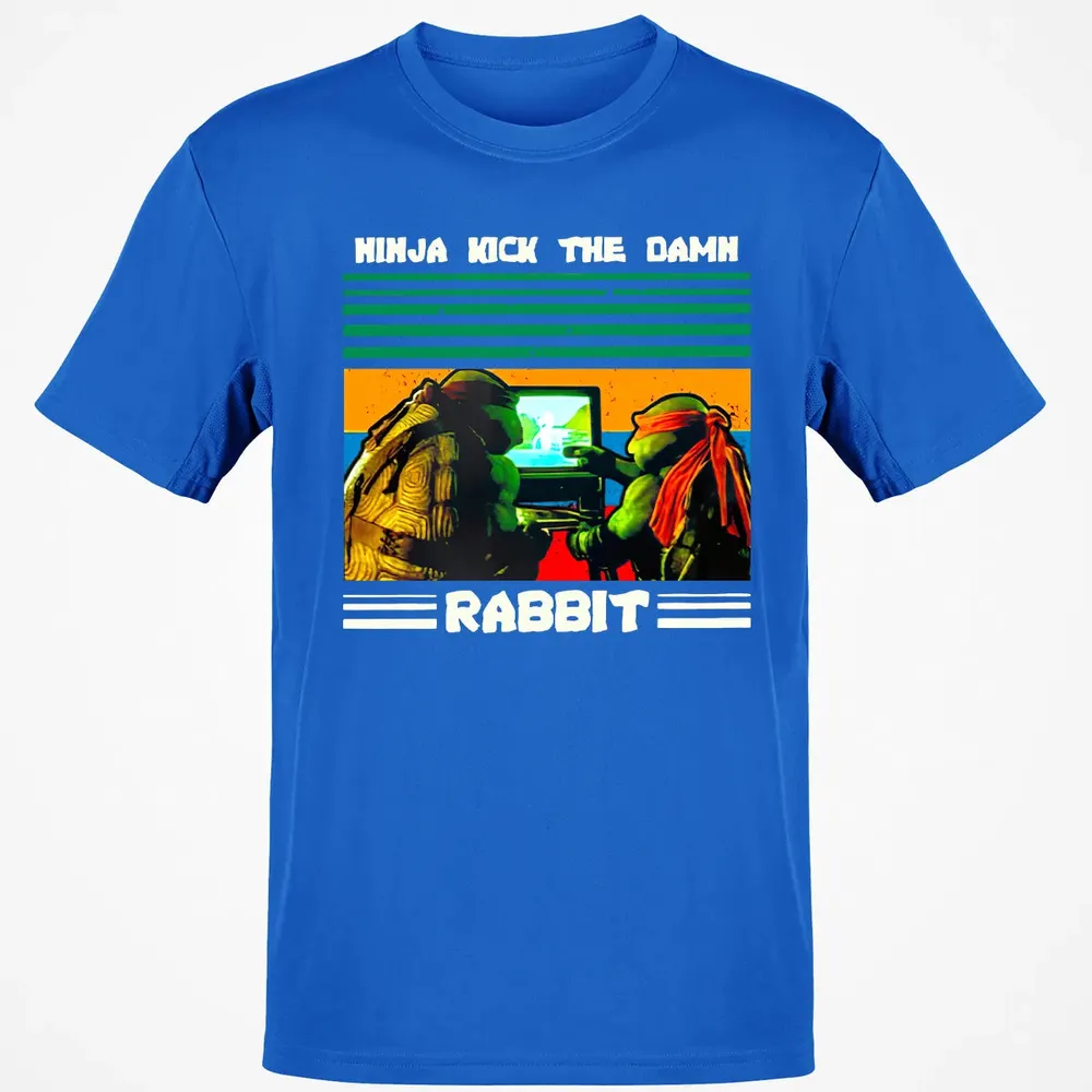 Ninja Kick The Rabbit Classic Unisex T-Shirt - 12