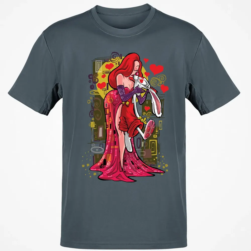 Rabbit Kiss Classic Unisex T-Shirt - 4