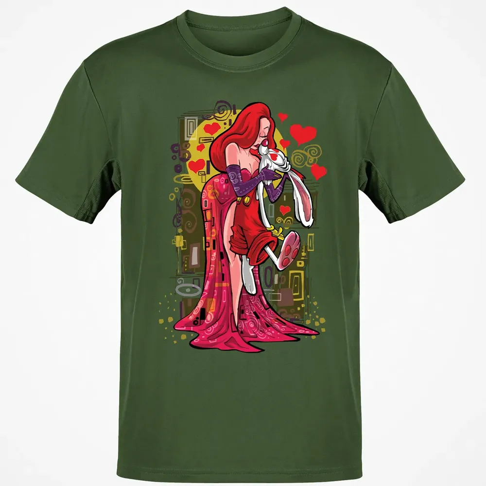 Rabbit Kiss Classic Unisex T-Shirt - 7