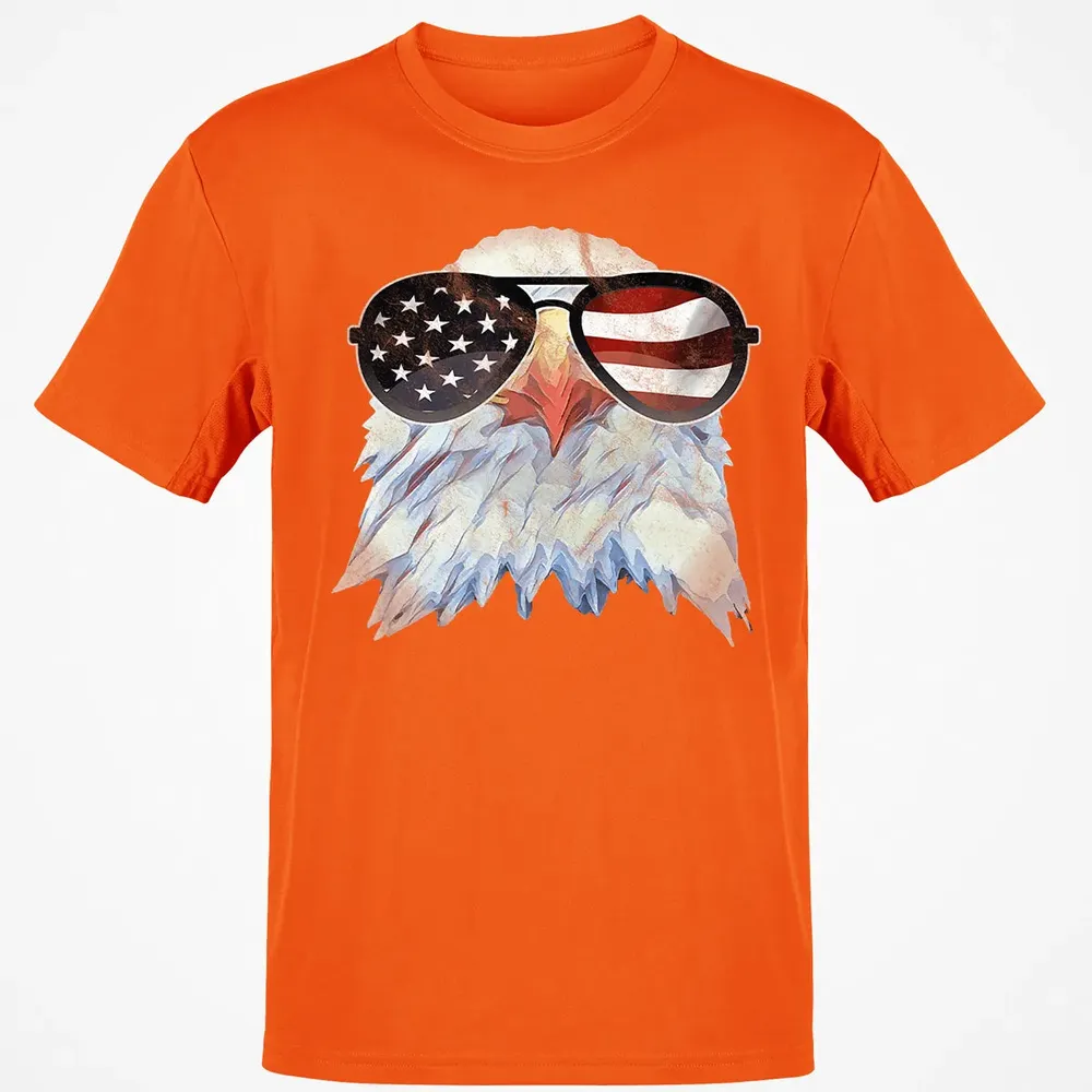 Adler mit USA Flagge Sonnenbrille  Amerika 4th of July Classic Unisex T-Shirt - 9
