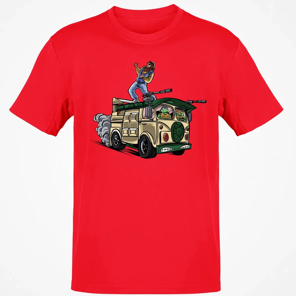 Surfing In The Turtle Van Classic Unisex T-Shirt - 11