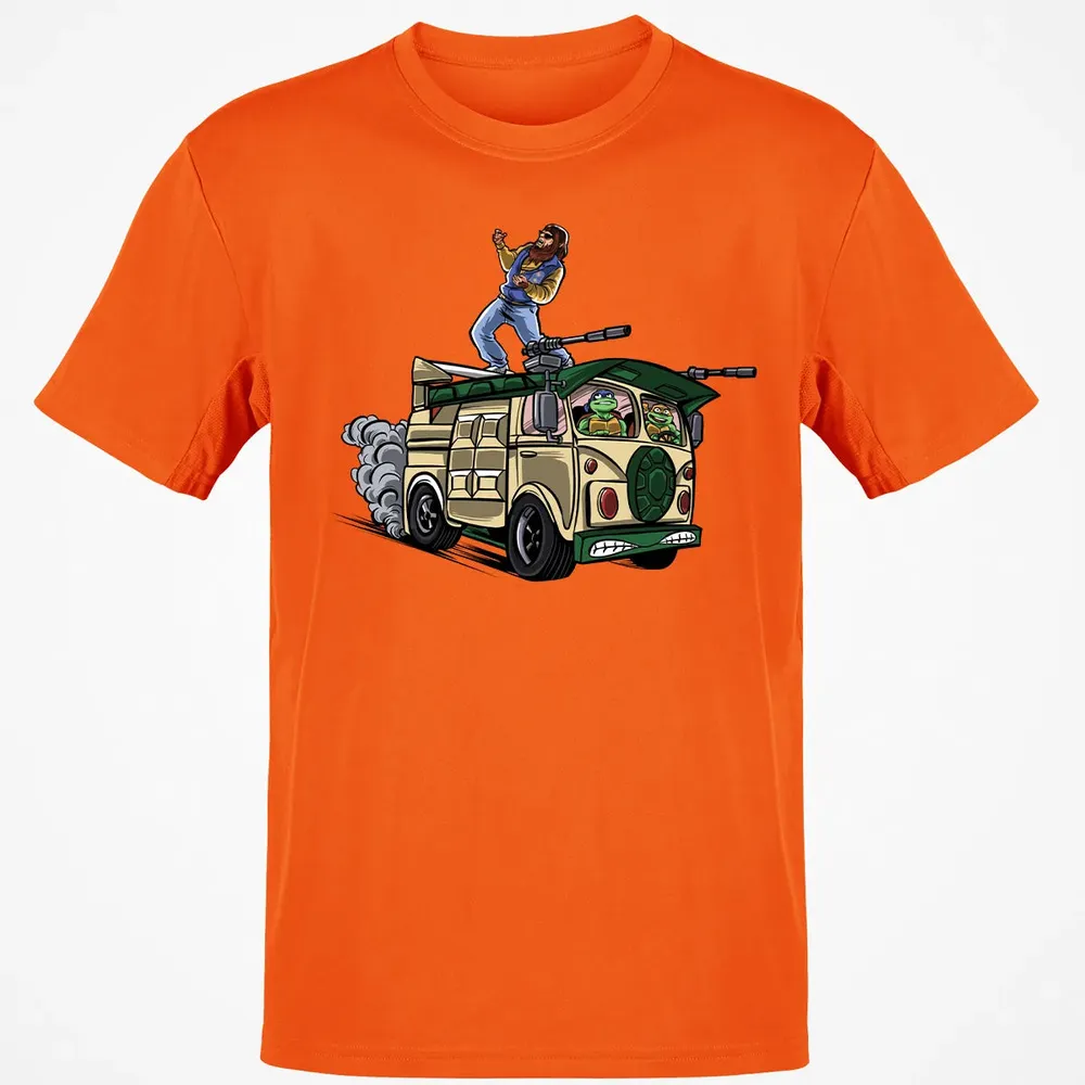 Surfing In The Turtle Van Classic Unisex T-Shirt - 9