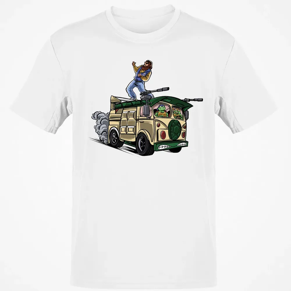 Surfing In The Turtle Van Classic Unisex T-Shirt - 13