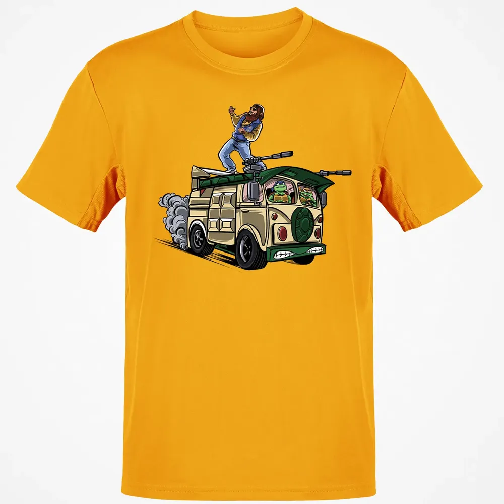 Surfing In The Turtle Van Classic Unisex T-Shirt - 5