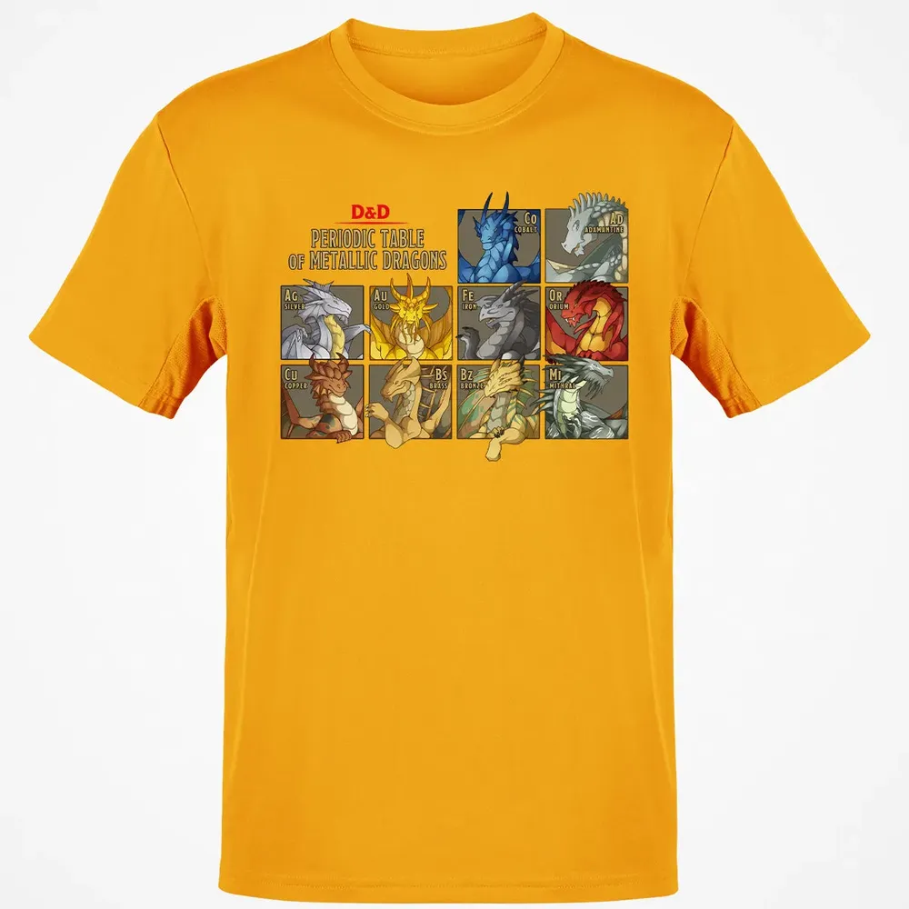Periodic Table Of Metallic Dragons Classic Unisex T-Shirt - 5