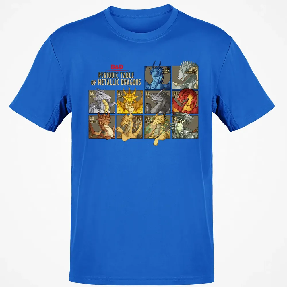Periodic Table Of Metallic Dragons Classic Unisex T-Shirt - 12