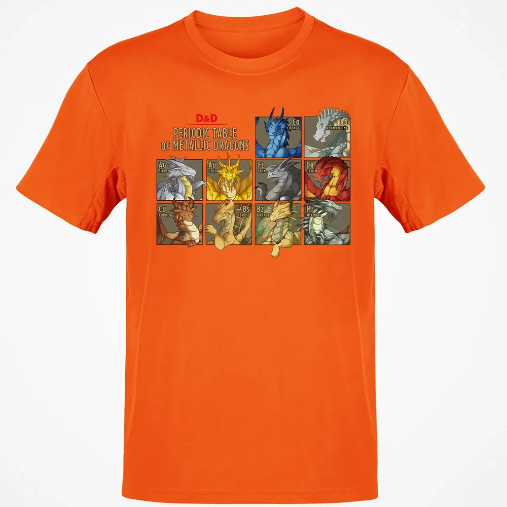 Periodic Table Of Metallic Dragons Classic Unisex T-Shirt - 9