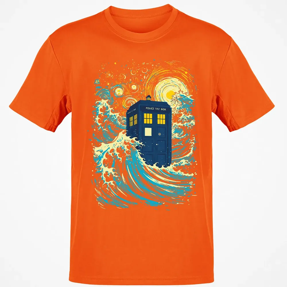 Starry Wave Blue Box Classic Unisex T-Shirt - 9