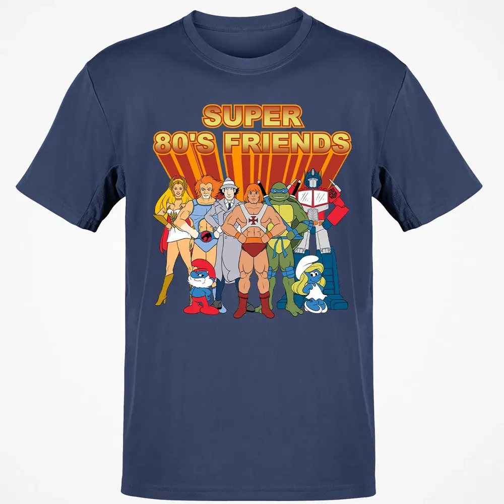 Super 80s Friends Classic Unisex T-Shirt - 8