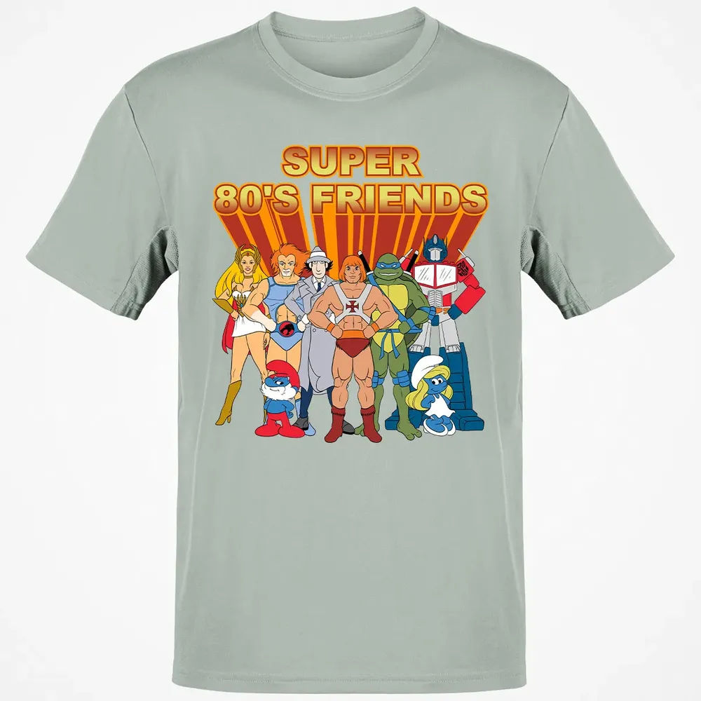 Super 80s Friends Classic Unisex T-Shirt - 3