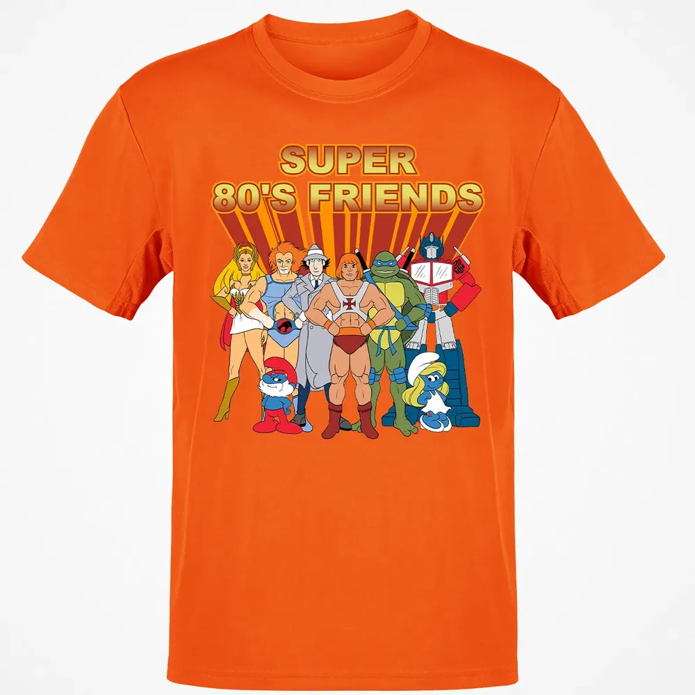 Super 80s Friends Classic Unisex T-Shirt - 9