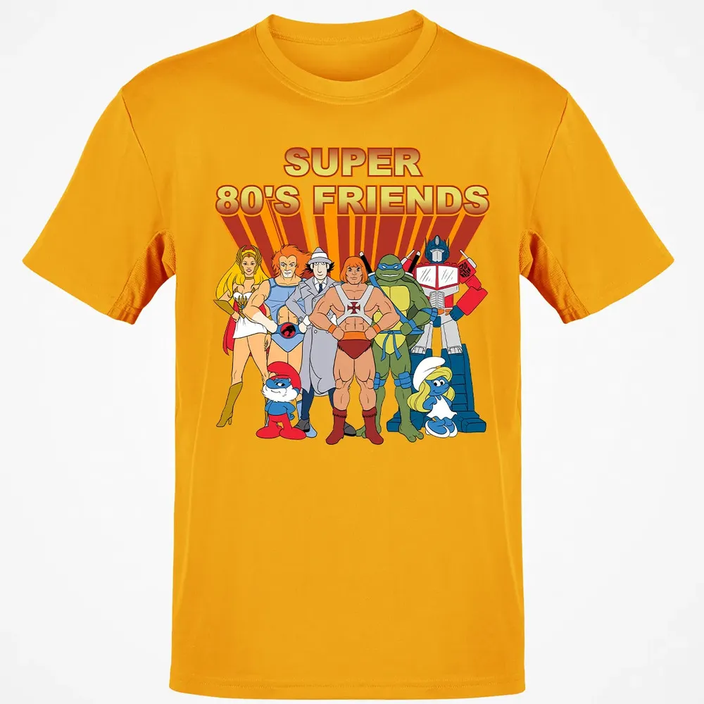 Super 80s Friends Classic Unisex T-Shirt - 5